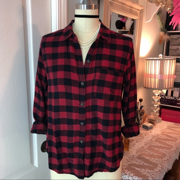 Abercrombie & Fitch Tops - Buffalo Flannel